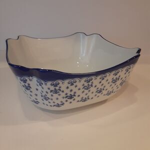 Vintage WCL Fleur De Lis Serving Bowl French Country Timeless Gatherings